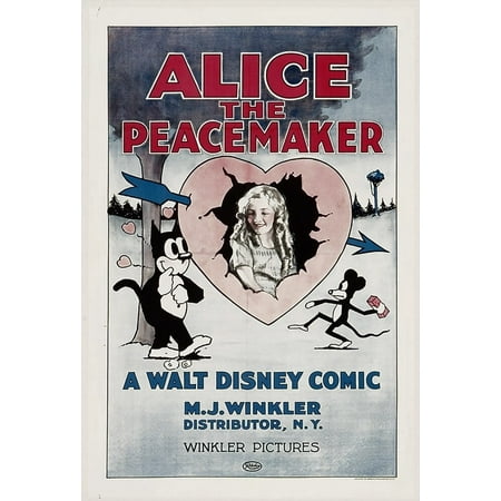 Virginia Commons Center Alice The Peacemaker Center: Virginia Davis 1924. Movie Poster Masterprint - Item # VAREVCMMDALTHEC015H ()