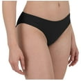 thumbnail image 3 of Cyn & Luca Juniors Solid Ruched Bikini Brief Bottom X-Large Black, 3 of 5