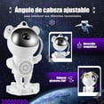 thumbnail image 2 of Astronauta Proyector de Estrellas，Astronaut Galaxy Star Projector Starry Night Light，Música Bluetooth，Astronaut Light Projector with Nebula,Timer and Remote Control，Best Gift for Kids and Adults, 2 of 5