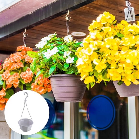 CRAFTHROU 5Ud Contenedores Colgantes De Plástico Para Plantas Con Material Resistente