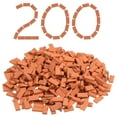 thumbnail image 1 of 200 Pieces Mini Bricks For Landscaping Miniature Bricks Brick Wall Small Bricks For Dollhouse Garde, 1 of 5