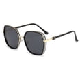 thumbnail image 2 of Gafas de sol de montura grande con personalidad europea y americana, fabricadas en TR, metal y TAC., 2 of 6