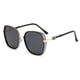 thumbnail image 1 of Gafas de sol de montura grande con personalidad europea y americana, fabricadas en TR, metal y TAC., 1 of 5