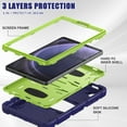 thumbnail image 2 of Allytechgroup Case for Samsung Galaxy Tab A11 2025/A9 2023 8.7", Kids Friendly Case with Kickstand Shockproof Back Cover for Galaxy Tab A11 (SM-X133/X135)/A9 (SM-X110/X115), Blue+Green, 2 of 9