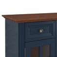 thumbnail image 5 of Modern TV Stand with Electric Fireplace - Fits TVs Up to 78 Inches - Navy, 5 of 11