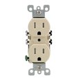 thumbnail image 1 of Outlet Leviton W5320-T0I, 15 A, 125 V, dúplex, marfil, 1 paquete, 1 of 1