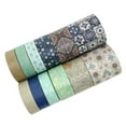 thumbnail image 3 of Wrapables Decorative Washi Tape Box Set for DIY Arts & Crafts, Scrapbooking, Diary, Stationery, Card-Making, Gift Wrapping (12 Rolls), Mosaic, 3 of 8