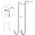thumbnail image 2 of Over The Door Hook Length 11.8 inch Heavy Duty Door Hanger for Home Kitchen Office, 2 of 8