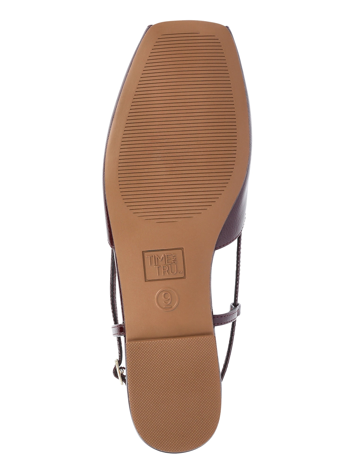 Time and Tru Women's Peep Toe Slingback Shoes
