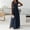 Navy, variant on Dianli Summer Dresses for Women 2025 Solid Sleeveless Maxi Dress V-Neck Bandage Empire Waist Pleated Swing Sundresses for Womens Party Wedding Guest Blue M