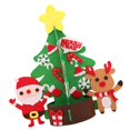 thumbnail image 1 of Árbol de Navidad de fieltro perfecl Árbol de Navidad de fieltro para niños 47x47cm, 1 of 8