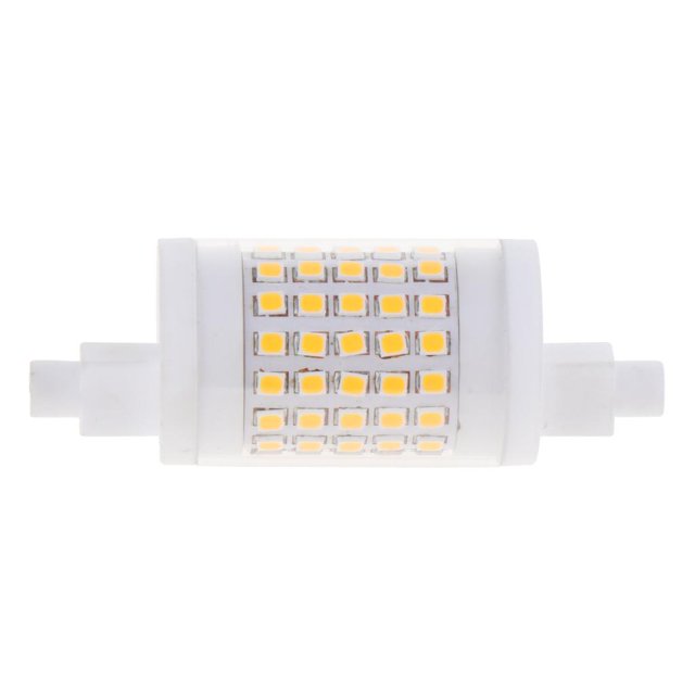 Base De Lámpara R7S la LED 10W, 15W Lámparas LED Halógenas Equivalentes Blanco cálido 10W Sunnimix Bombilla de maíz LED R7S