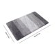 thumbnail image 5 of Bearachild Alfombrilla antideslizante Baño Entrada interior Alfombra absorbente Gradiente Reutilizable Alfombra cómoda para el piso Suministros de limpieza para el hogar Gris Blanco 50x80cm, 5 of 6