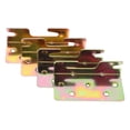 thumbnail image 6 of Guangmc 4pcs Heavy Duty Universal Bed Rail Brackets Iron Hooks Connectors for Secure Wooden Bed Frame Installation, 6 of 9
