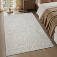 thumbnail image 4 of Area Rug x Rugs for Living Room Bedroom High Low Textu Jacquard Boho Neutral Carpet Non Slip Machine Washable Rug Dining Nursery Living Room Farmhouse Rug, 4 of 6