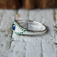 thumbnail image 5 of Evil Eye Ring, 925 sterling silver, Protection Blue Sapphire, Spiritual Turkish Rings for Women, Greek Nazra Amulet Jewelry, Women's Ring, 5 of 7