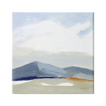 Stupell Industries Abstract Mountain Range Tranquil Hills Open Landscape Painting, 30 x 30,Design by Pamela Munger