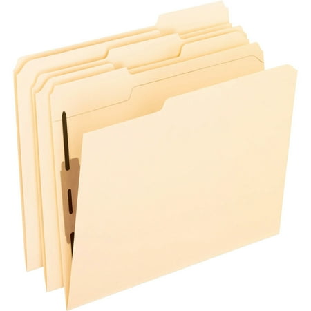 UPC: 0078787121454 | Pendaflex  PFXM13U13  1/3-cut Manila Fastener Folders  50 / Box  Manila