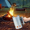 thumbnail image 4 of Cheminée Cylindrique Robuste pour Grillades Compacte et Facile à Utiliser Wanderausrustung Fourrure Dame Équipement de Camping pour Femmes Équipement de Camping Indispensable Kits de Cuisson d'Urgence Hiver, 4 of 4