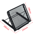 thumbnail image 3 of 2 piezas Base de Soporte para portátil NQ Soporte plegable para suelo color plateado para tableta PC, 3 of 4
