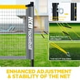 thumbnail image 3 of Haokelball Outdoor Volleyball and Badminton Combo Set with Net Width and Height Adjustable Volleyball Badminton Net for Backyard, 4 Rackets, 4 Shuttlecocks, Boundary, Volleyball, Pump and Carry Bag, 3 of 7