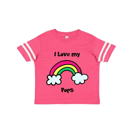 

Inktastic I Love My Pops Gift Toddler Boy or Toddler Girl T-Shirt