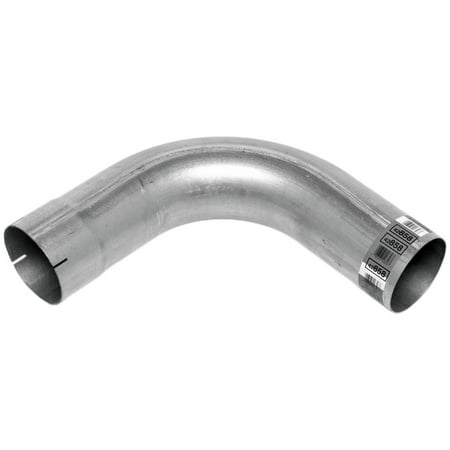 Walker Exhaust Elbow - Bend degree: 90 deg. - Bend radius: 8" - Overall Length: 17.5" - Inlet Diameter: 5" - Outlet Diameter: 5" - Aluminum Finish, 1 each, sold by each