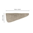 thumbnail image 2 of Unique Bargains 1 Pc Water-absorbent Solid Hair Towel for Bathroom Khaki Polyamide Polyester, 2 of 3