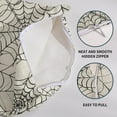 thumbnail image 6 of Cream Halloween Spiderweb Pillow Covers 18x18 Set of 2 Black Web Outdoor Decorative Throw Pillows Halloween Scary Themed Farmhouse Pillowcases Linen Cushion Case Decor for Home Sofa Couch Bed, 6 of 6