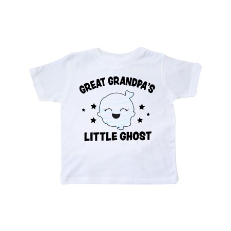 

Inktastic Cute Great Grandpa s Little Ghost with Stars Gift Toddler Toddler Girl T-Shirt