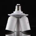 thumbnail image 3 of Ygjytge 3/4 in1E27 Adaptador bombilla lámpara divisor enchufe base (E27-3E27), 3 of 8