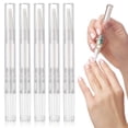 thumbnail image 3 of ColoMX Bolígrafos giratorios transparentes, contenedor rellenable de cosméticos, aplicadores de brillo de labios, tubos dispensadores de base líquida para crecimiento de pestañas, 5 uds., 3 of 8