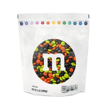 M&M'S Halloween Milk Chocolate Candy, 5lb Resealable Bulk Bag
