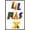 Barnwood Framed Version, variant on Lil Nas - Logo Wall Poster, 14.725" x 22.375"