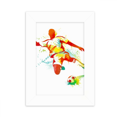 thumbnail image 1 of Football Players Kick Football Soccer Desktop Photo Frame Picture Display Decoration Art Painting, 1 of 3
