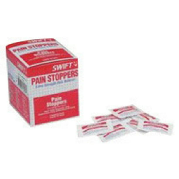 north by honeywell swift first aid pain stoppers extra strength pain reliever tablet 2 per pack 250 packs per box