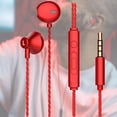 thumbnail image 1 of Hicess TS720 Earphone Universal Heavy Bass 3.5mm Jack In-ear Wired Earbud for Smart Phone, 1 of 8