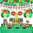 thumbnail image 3 of Football 1st Birthday Decorations, include First Down Banner, Football Monthly Photo Banner, One Year Old Centerpiece, Cake Toppers, Balloons for Boys Baby First Birthday Football Party Supplies, 3 of 8