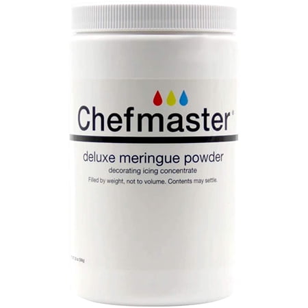 Chefmaster Deluxe Meringue Powder for Baking & Decorating  Certified Kosher Meringue Powder for Buttercream  Royal Icing  Meringue Toppings  and more! 20 oz. Ready to Use Meringue Mix