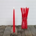 thumbnail image 4 of Patrician Hand Dipped Taper Candles 12 Pack Red, Dripless and Smokeless, 4 of 5