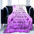 thumbnail image 2 of Wife Blanket Gifts for Wife Birthday Gifts Ideas Valentines Gifts for Her Women Mothers Day Gift Anniversary Wedding Couple Gift From Husband Birthday Party Decorations, 2 of 7
