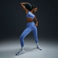 thumbnail image 3 of Nike One Women's High-Waisted 7/8 Leggings with Pockets Color: Bicoastal/Black Size: S (4–6), 3 of 4