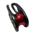 thumbnail image 1 of DYNWAVECA 22 KN Single Rope Pulley Block, Single Pulley with Fixed Side Plate, Pulleys for Cave Camps, Pulleys Made of High-strength Aluminum Alloy without Hook, 1 of 6