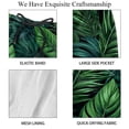 thumbnail image 4 of luoweisi Men's Beach Shorts Quick Dry Swim Trunks with Mesh Lining Tropical Leaves M, 4 of 5