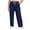 Dark Blue, variant on Tqyyweavej Women's Sweatpants Oversized Wide Leg Casual Trousers Athletic Drawstring Sweat Pants with Pockets Size L to 4XL