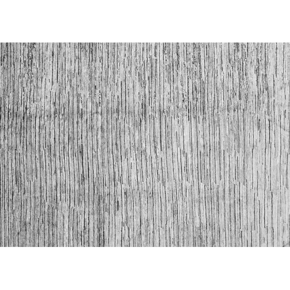 Ahgly Company Indoor Rectangle Abstract Gray Modern Area Rugs, 8' x 12'