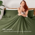 thumbnail image 4 of Bare Home TENCEL™ Sheet Set - Lyocell derived from Eucalyptus - Full, Cypress, 4 of 9
