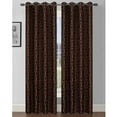 thumbnail image 2 of Jasper Printed Faux Silk 76 x 84 in. Grommet Curtain Panel Pair, 2 of 5