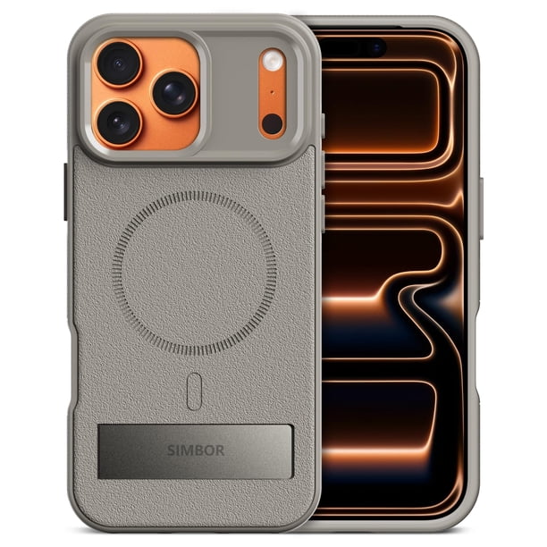 Funda para Celular SIMBOR iPhone 17 Pro Max 6.9" con Soporte Magnético
