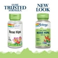 thumbnail image 2 of Solaray Rose Hips Fruit 550mg | Healthy Skin, Joints & Immune Function Support | Source of Vitamin C & Bioflavonoids | Non-GMO & Vegan | 100 VegCaps, 2 of 7